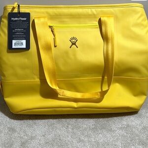 SET of Hydro Flask Bright Yellow Cooler, and Cooler Bag x2 (large and small!)